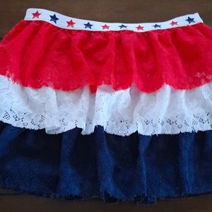 Red,white,and blue skirt